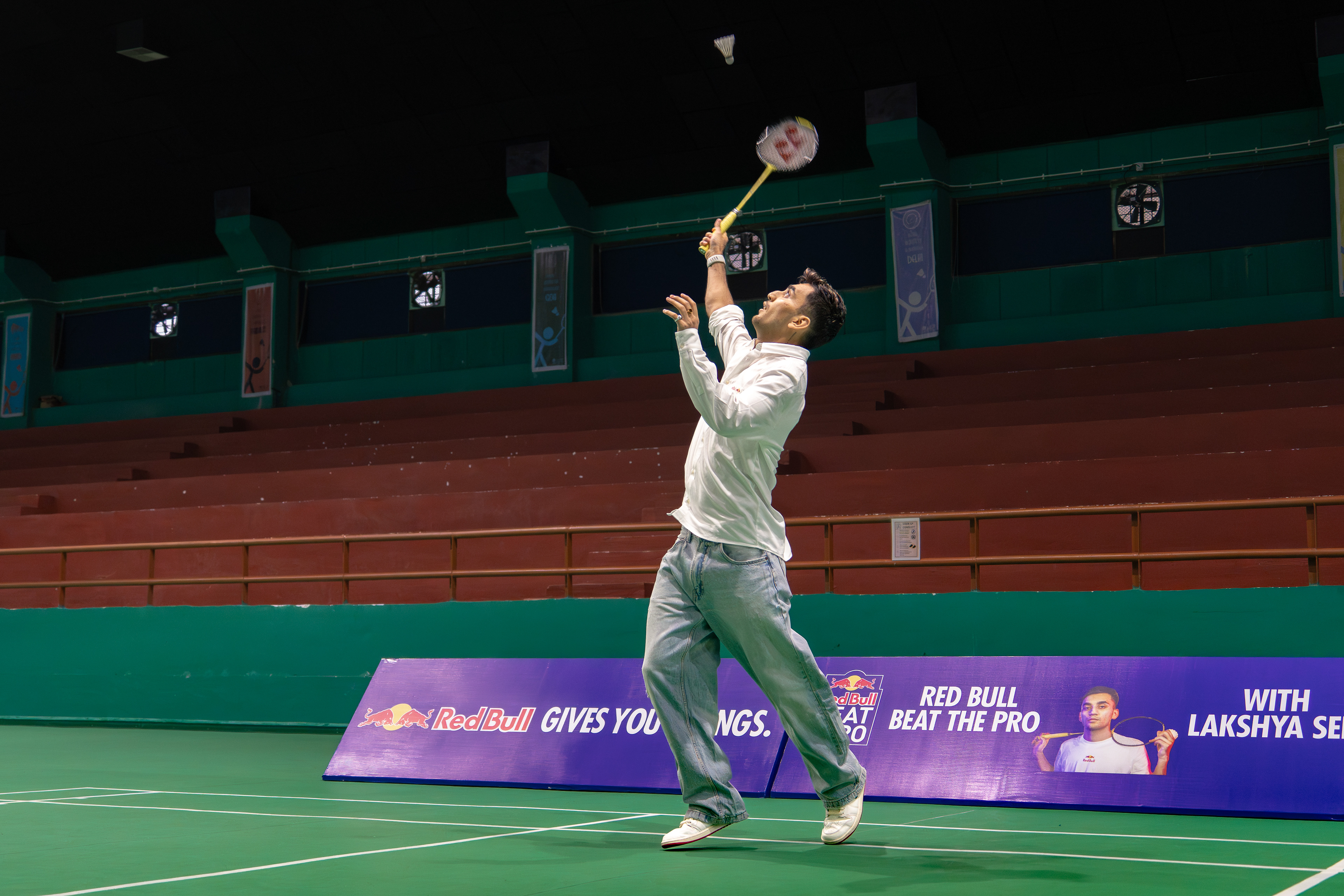 Lakshya Sen with Red Bull at IIT Bombay