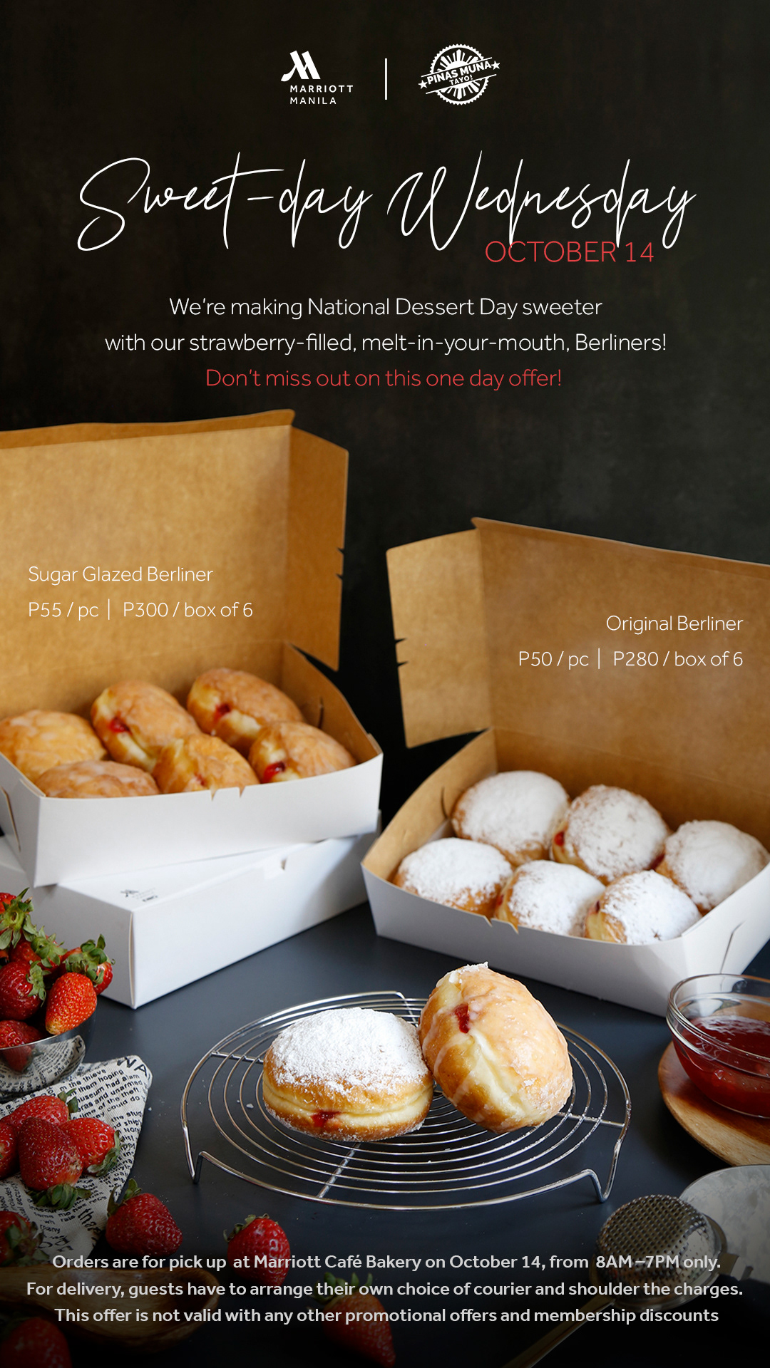 For vertical digital signage - Dessert Day