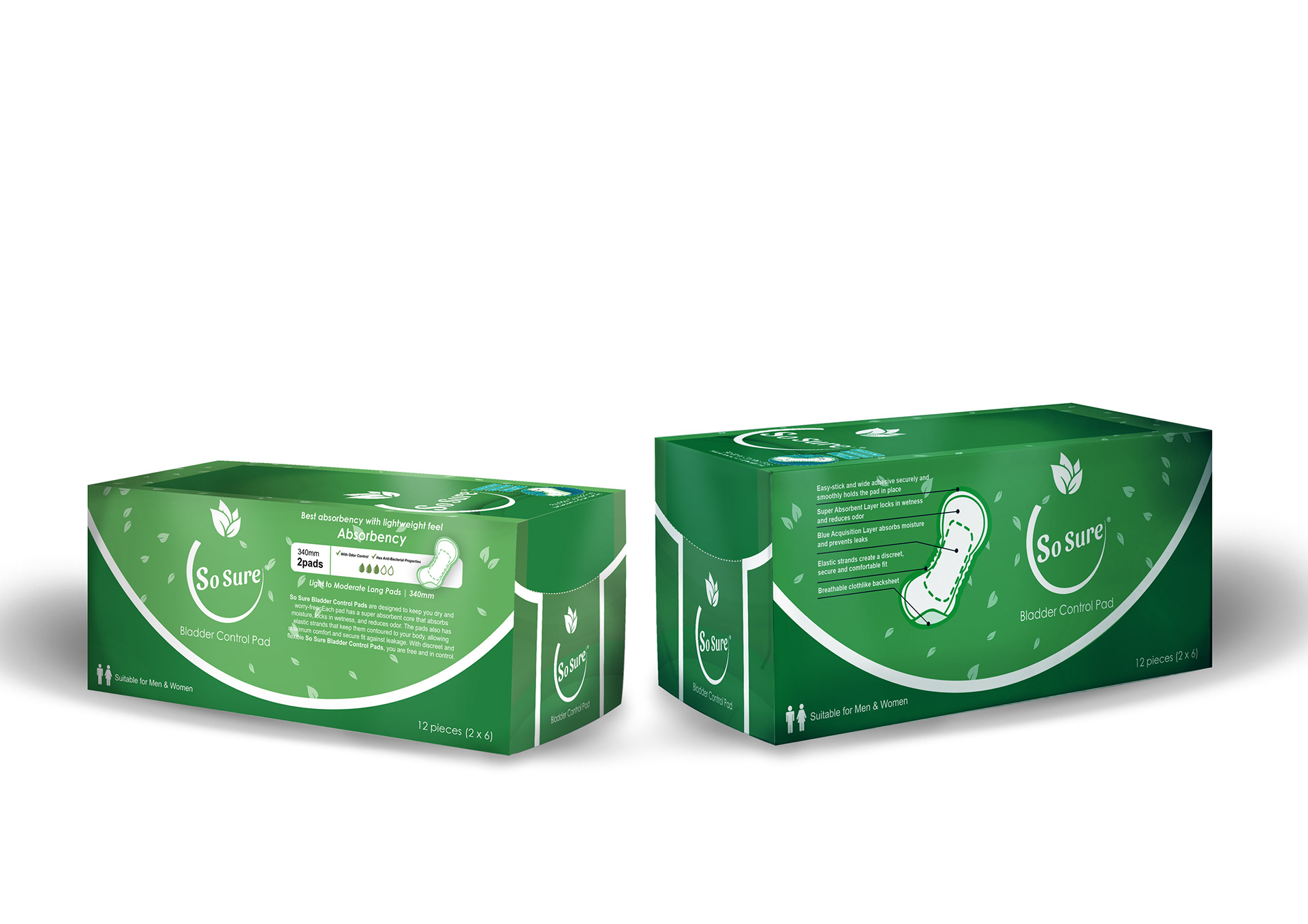 Box mockup rendered in Photoshop