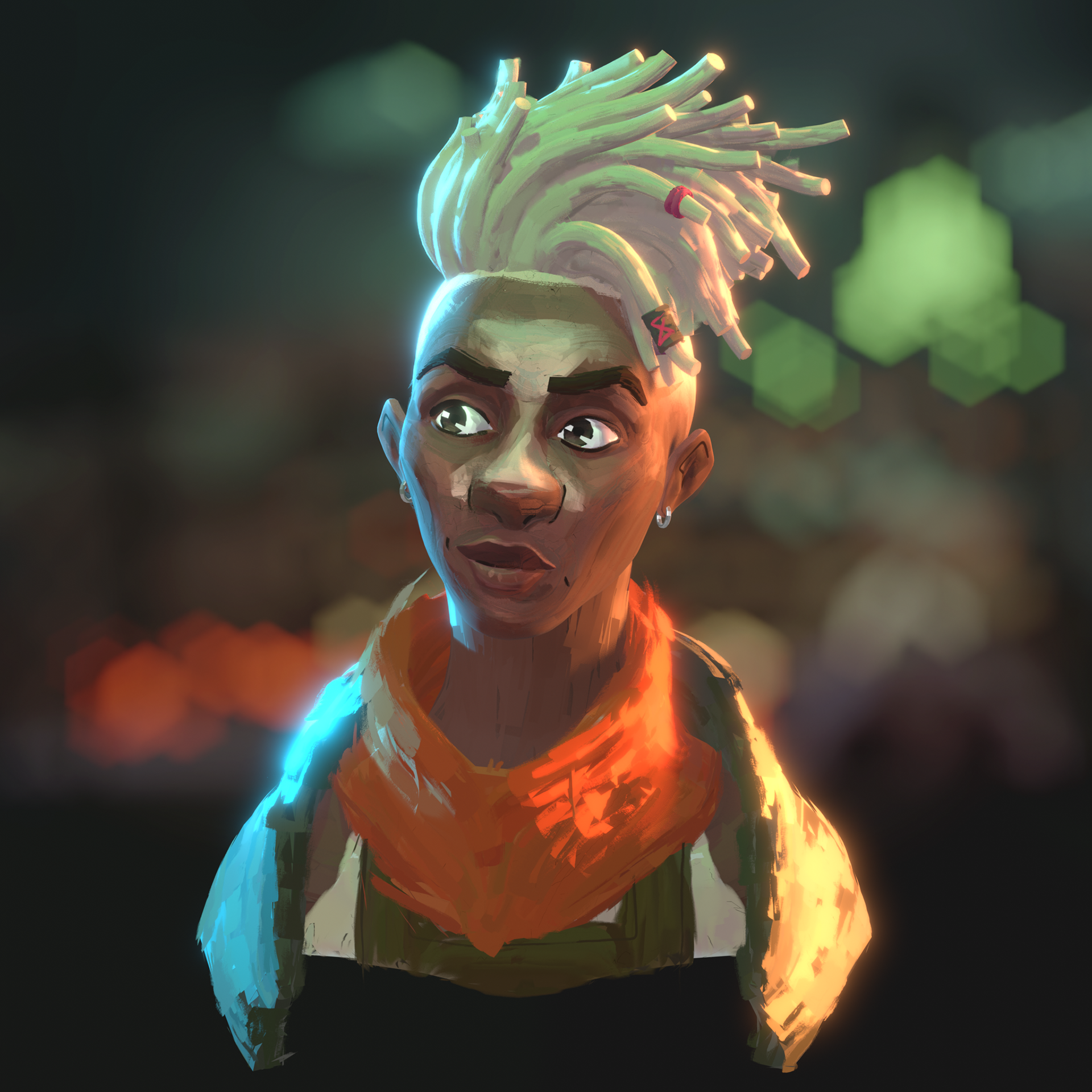 Ekko 3D bust fan art