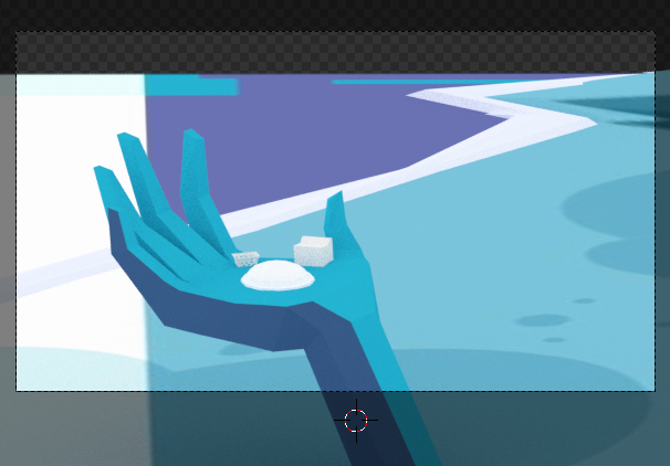 laying out colors and frame composition