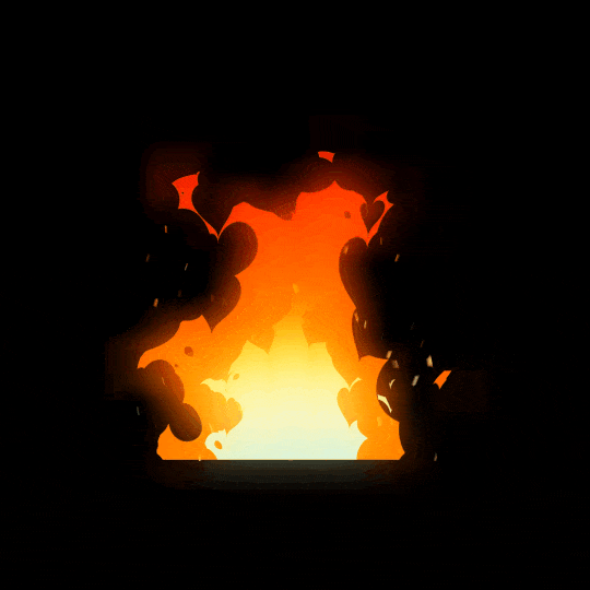Fire made completely in After Effects