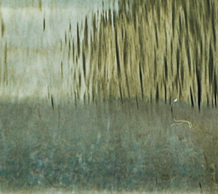 Enlarged close in view of water fountain