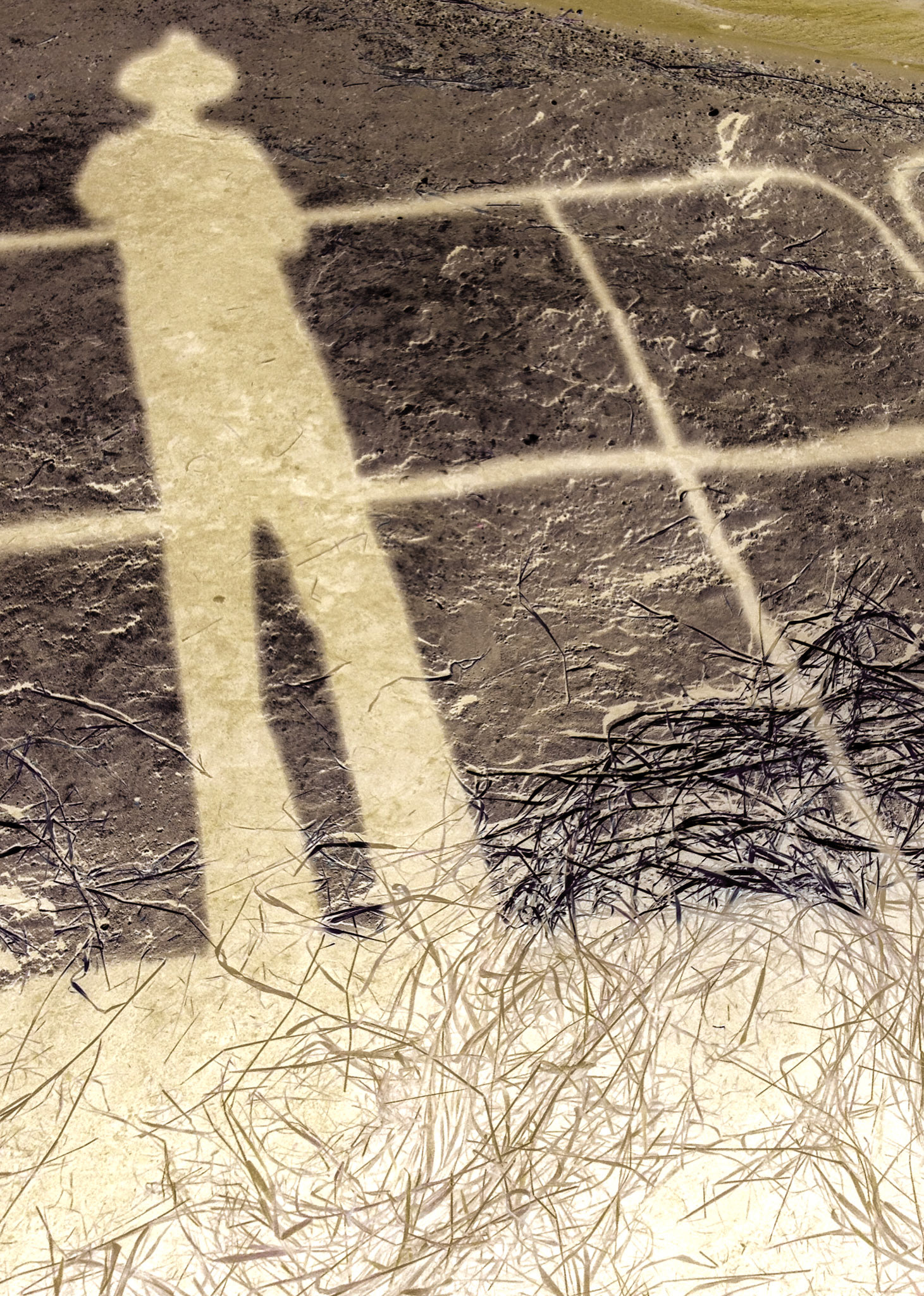Shadow on Beach
