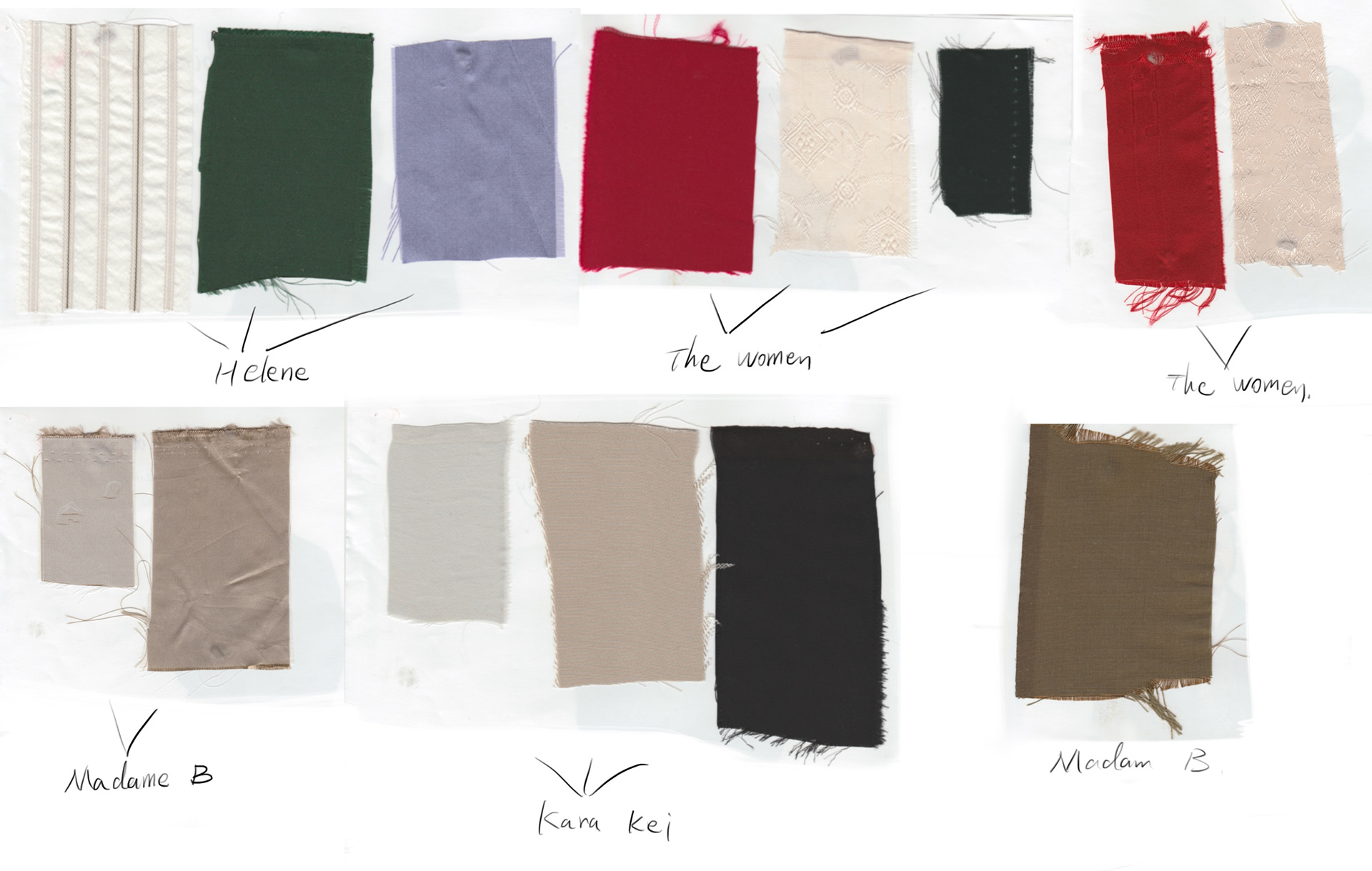 swatches