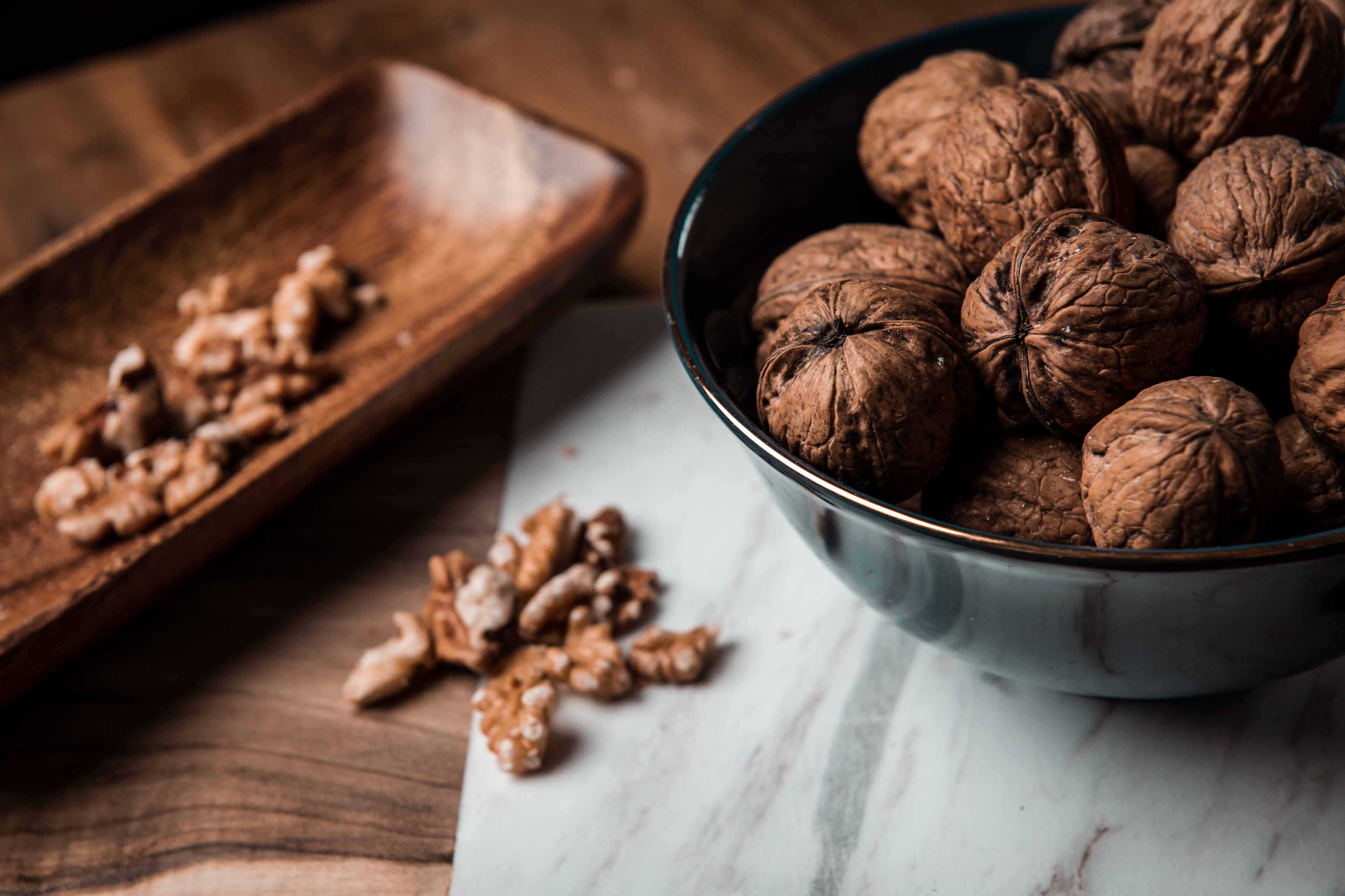 Walnut to the shell
