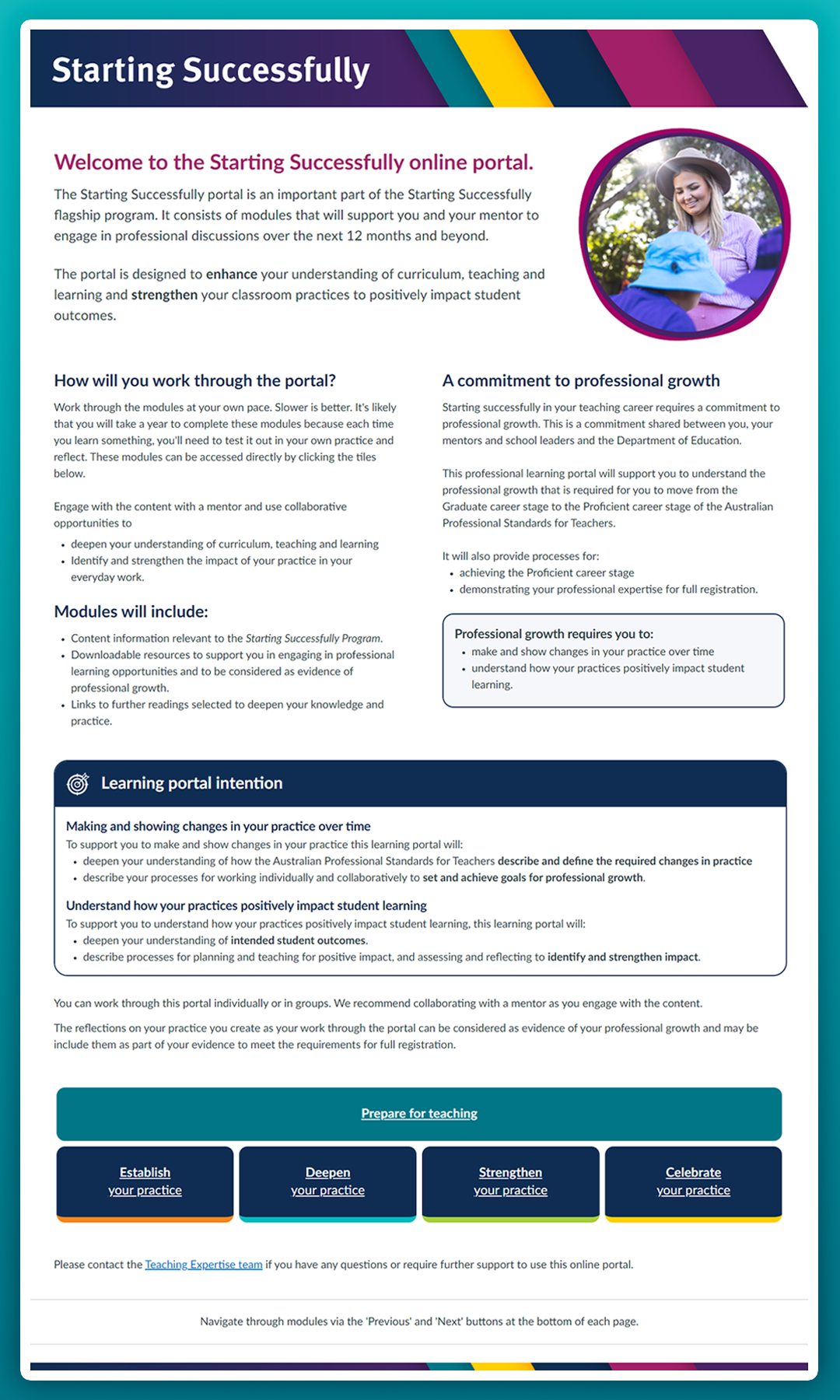 Early Career Teachers: Starting Successfully - © State of Queensland (Department of Education)