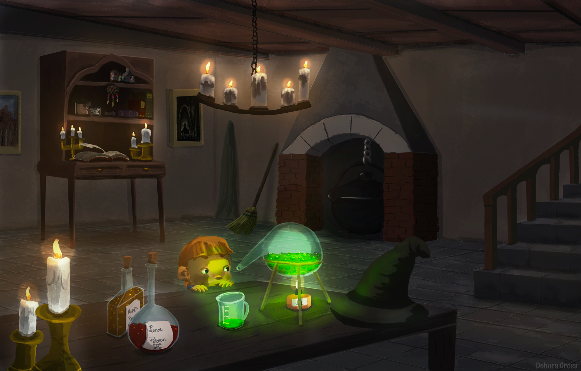 The Witch House Project Background - Photoshop