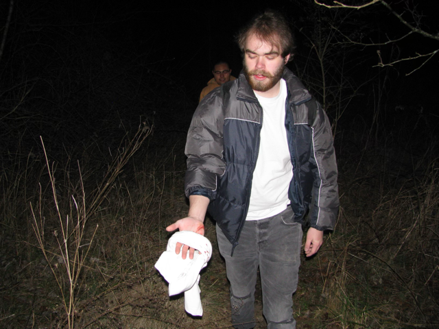 Carrying gear and hiking at dark? Not a great combo.