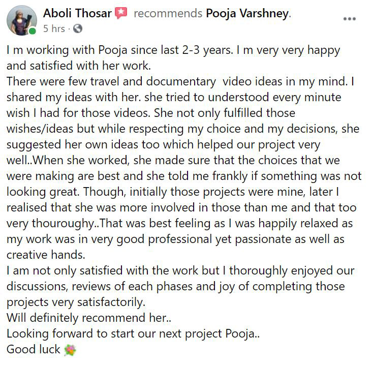 Aboli Thosar, Aboli Thosar Photography