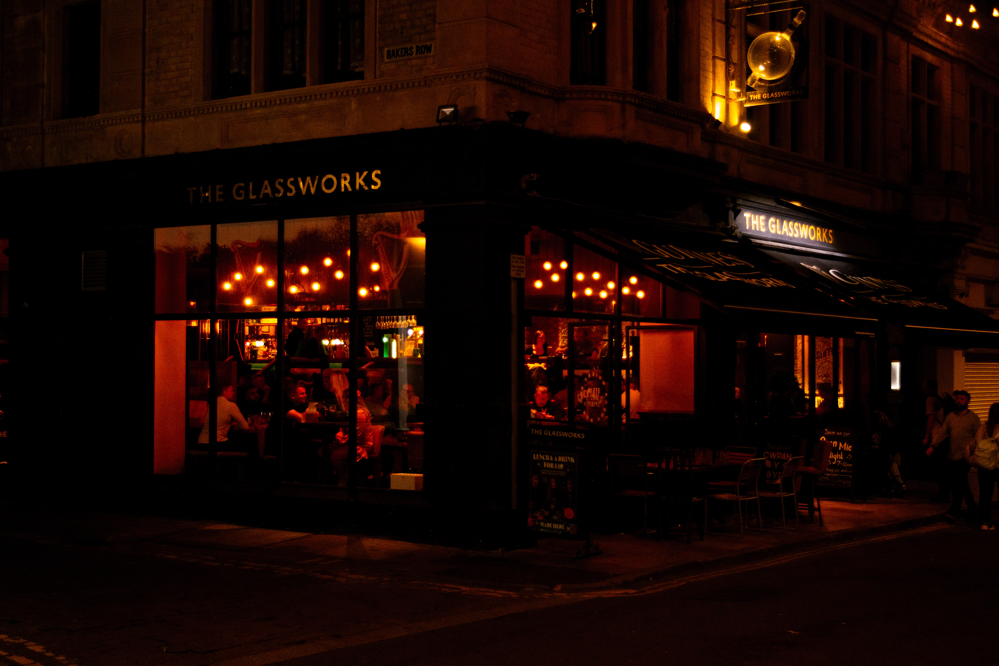 People having fun on a weekend evening at the pub.