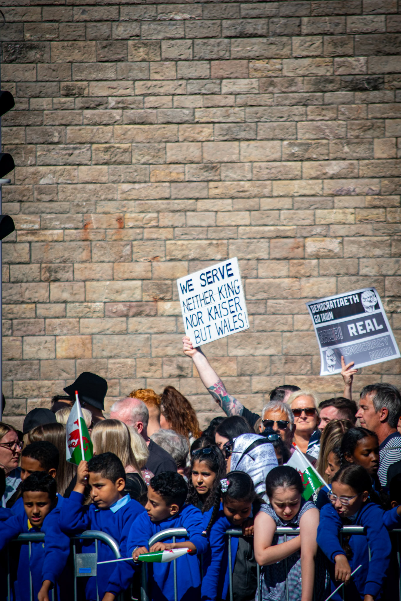 A silent protest against the monarchy.