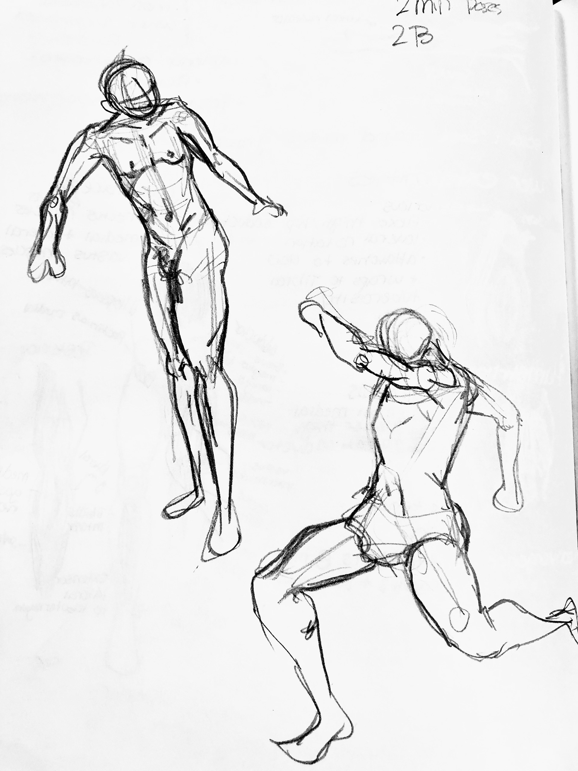 Charcoal on paper