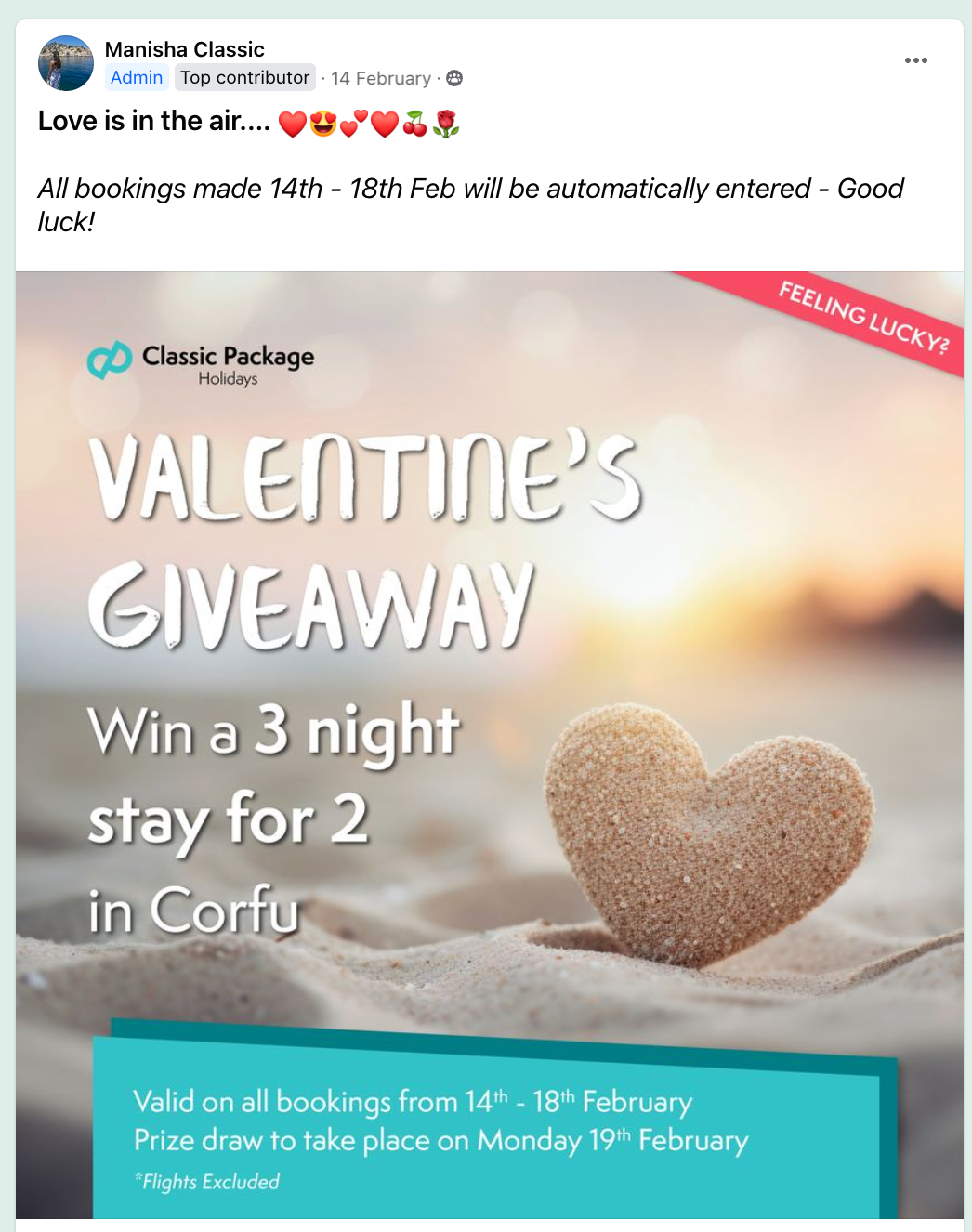 Competition Reminder