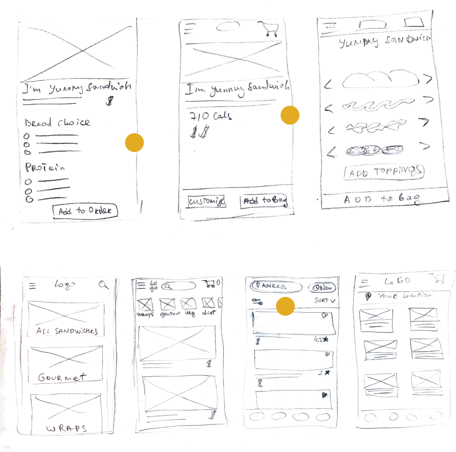 Paper wireframes