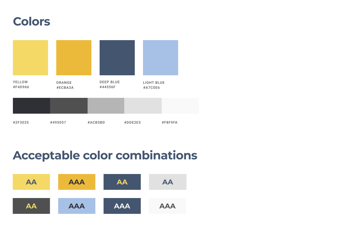 Colors for design system