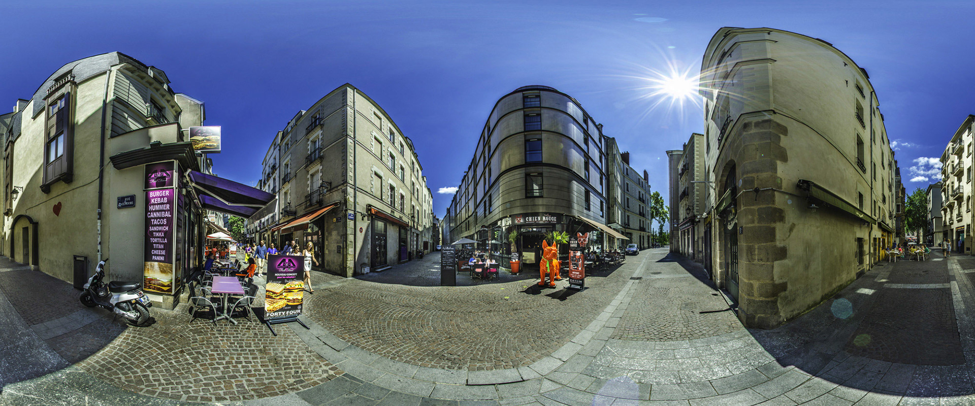 Quartier Bouffay Nantes.