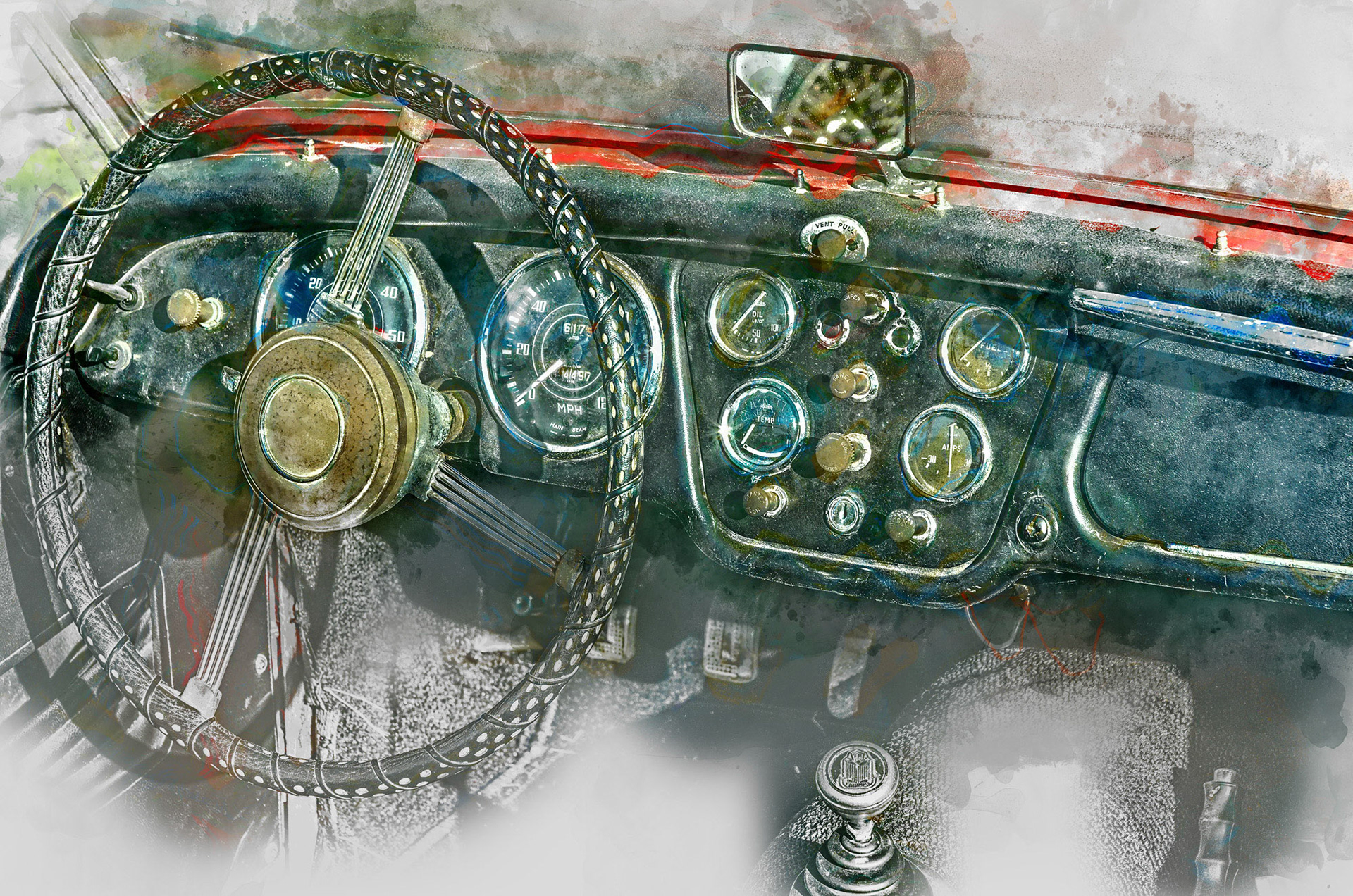 Tableau de bord Triumph TR3