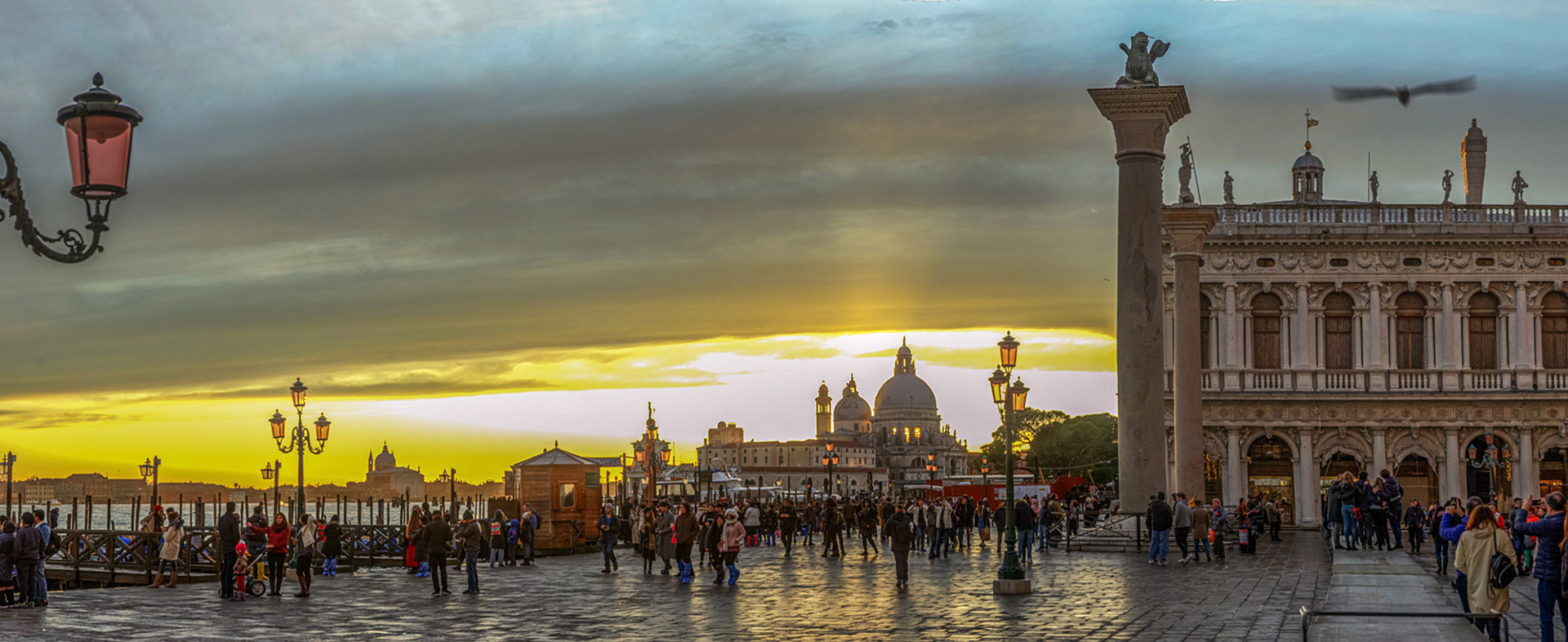 Fin de journée à Venise.