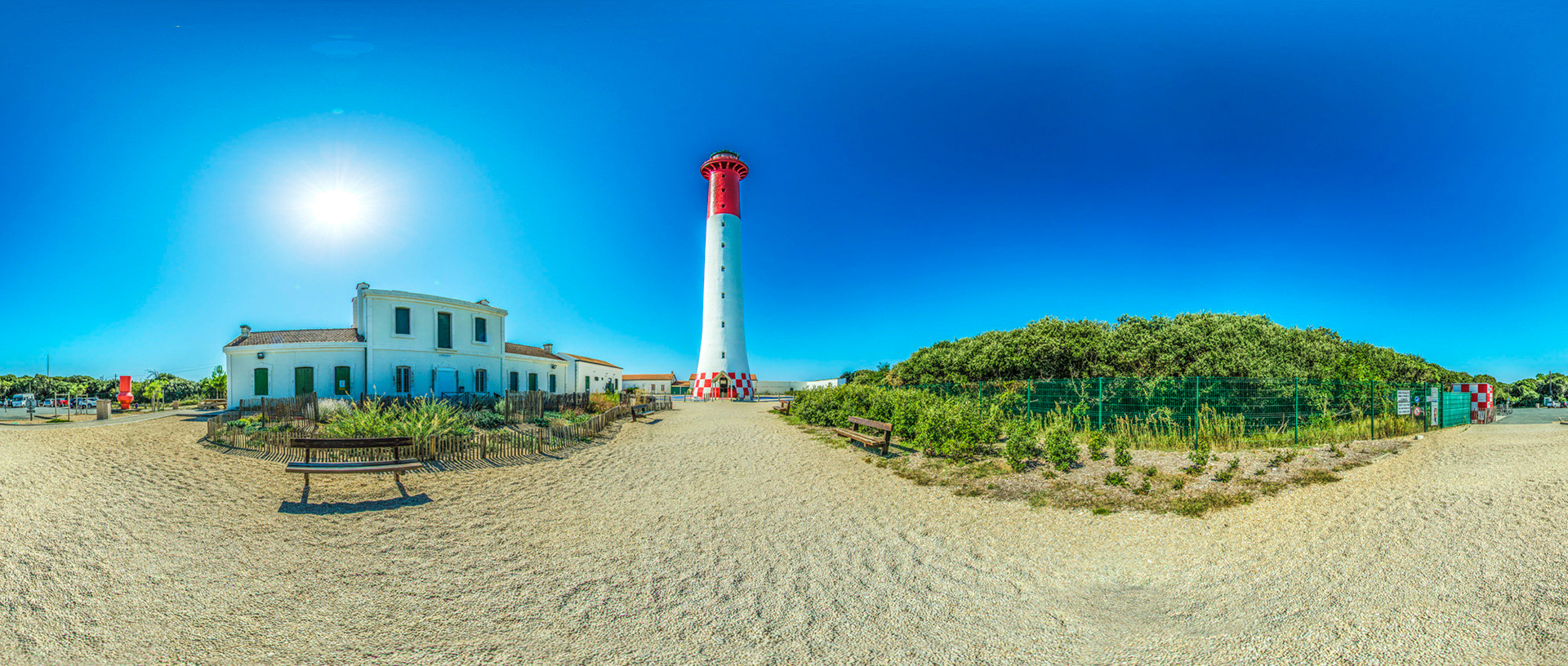 Phare de Coubre à la Tramblade en Charente Maritime.