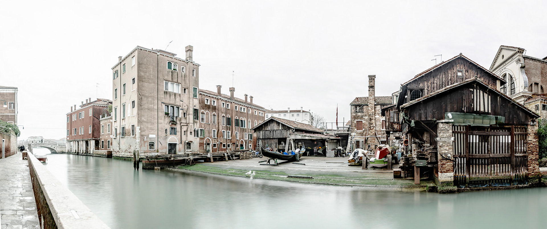 Chantier naval à Venise.