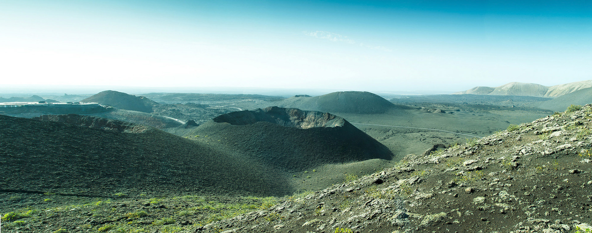 Volcans à Lanzarote aux iles Canaries.