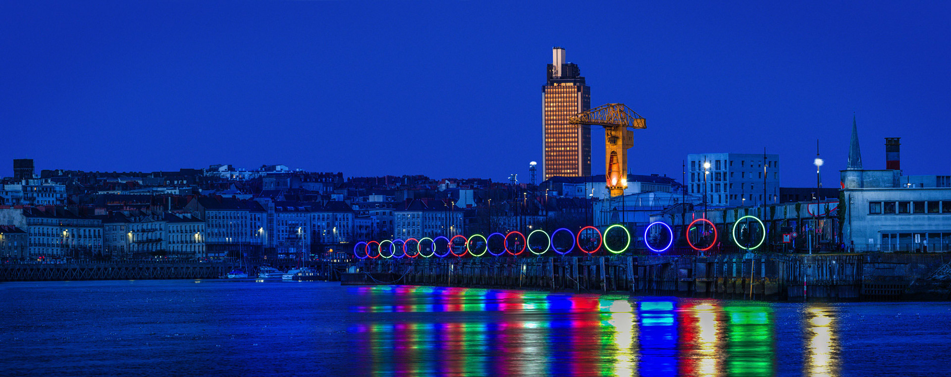 Nantes, le quai des bananes.
