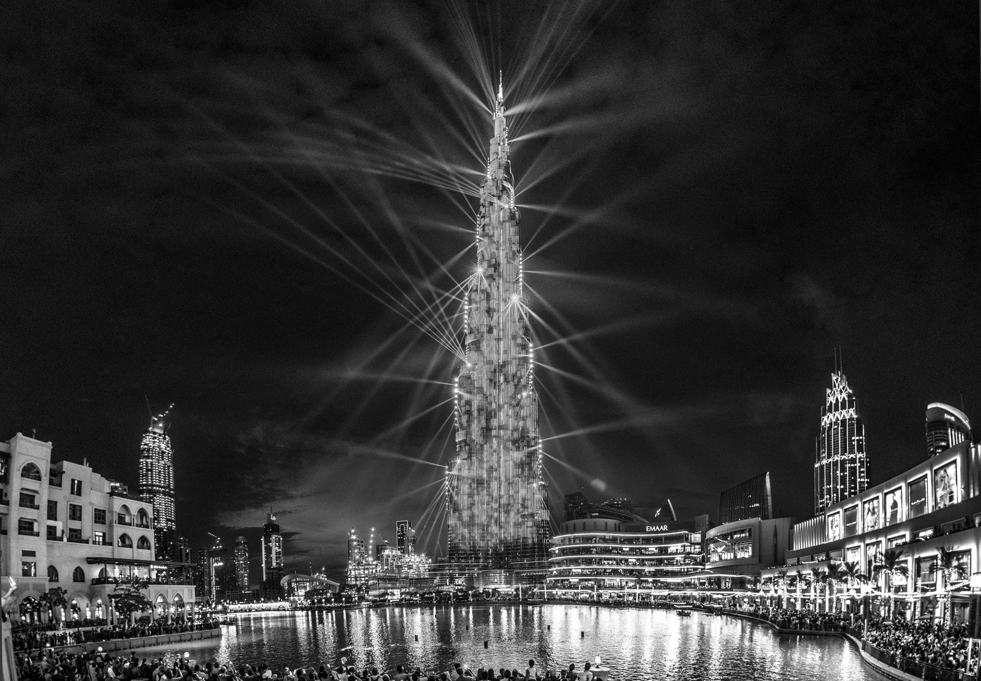 DUBAI SCINTILLEMENTS BURJ AL KHALIFA SITE DES FONTAINES 