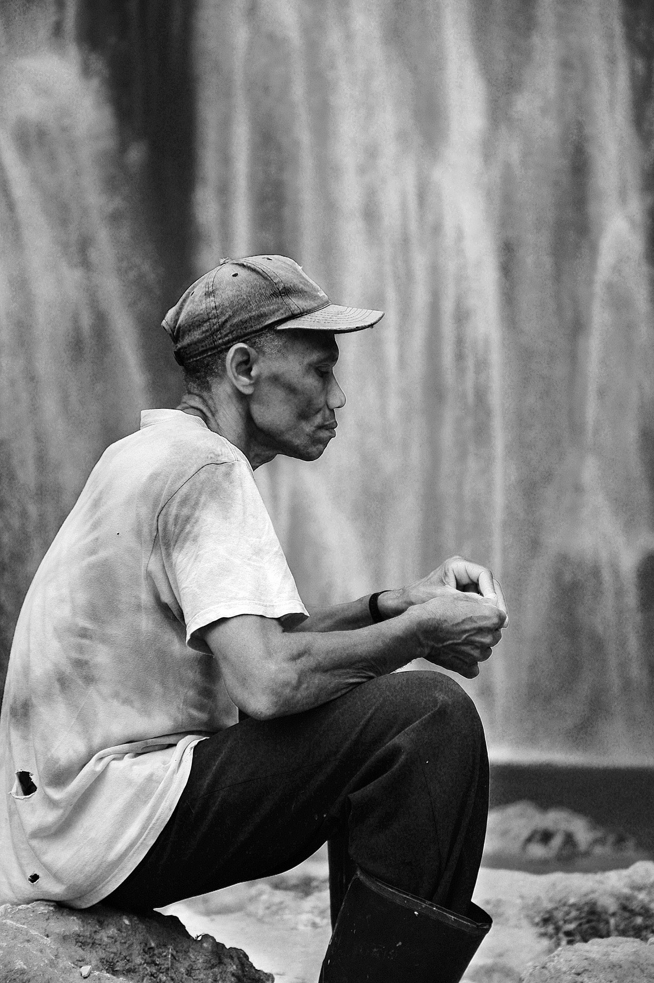 République Dominicaine, la cascade.