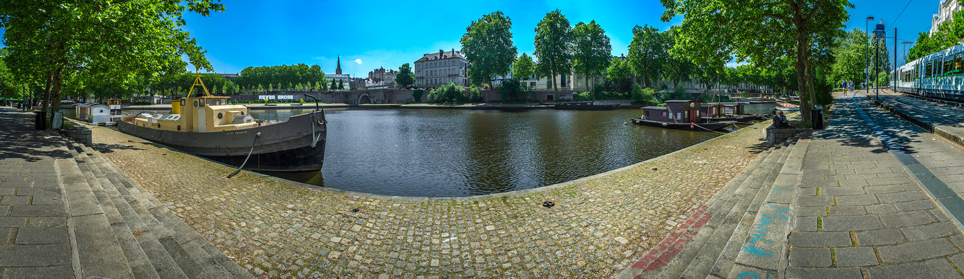 L'Erdre à Nantes.