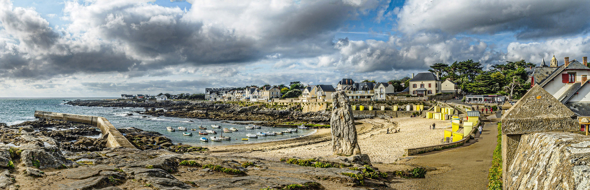 Plage de Batz sur Mer en Loire Atlantique.