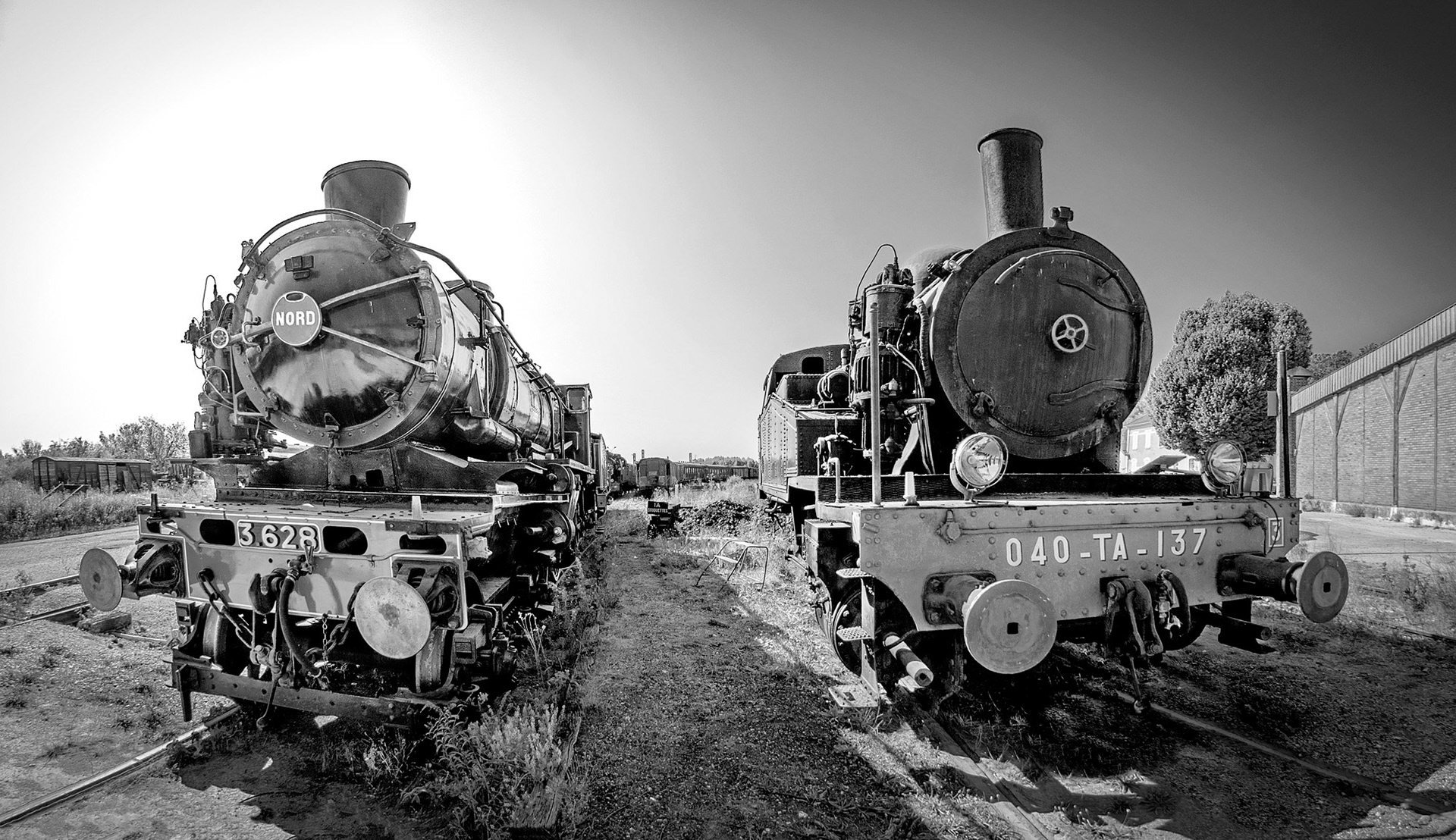 SNCF, locomotives à vapeur.