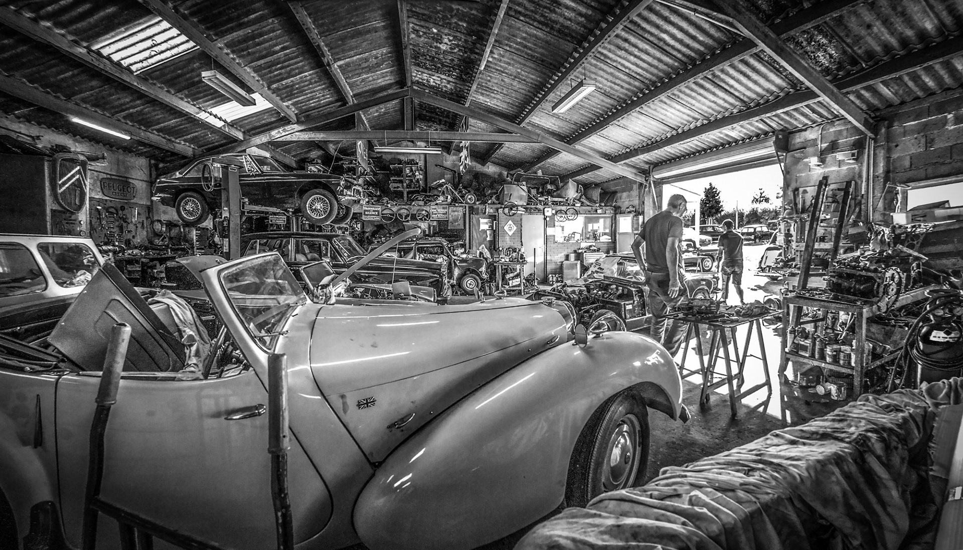 Garage automobile.