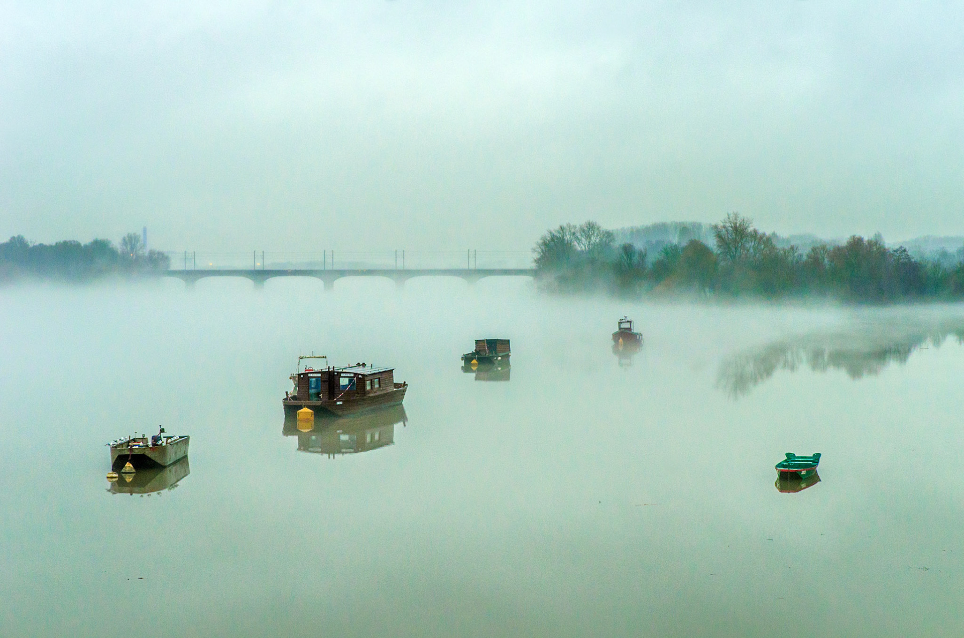 PETIT MATIN BRUMEUX SUR LA LOIRE 2