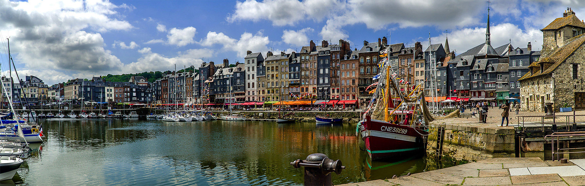 Le port de Honfleur.