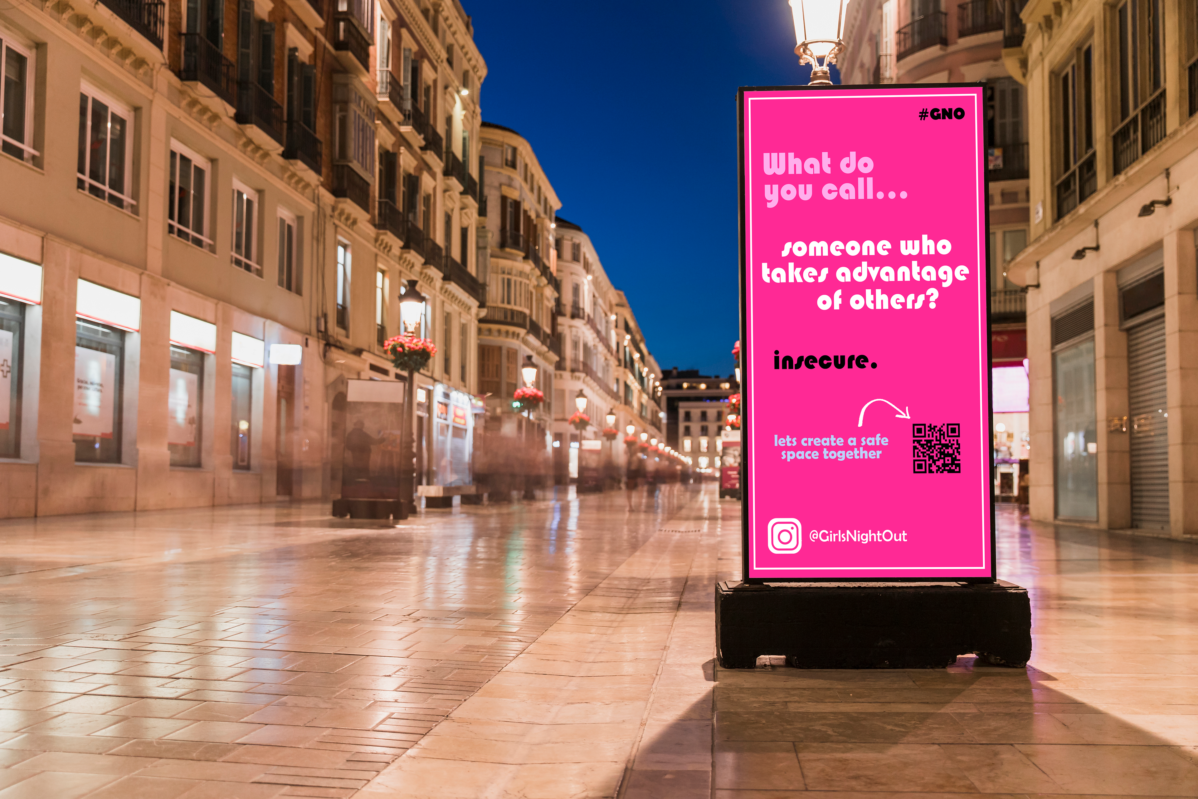 Street screen marketing (would be animated)