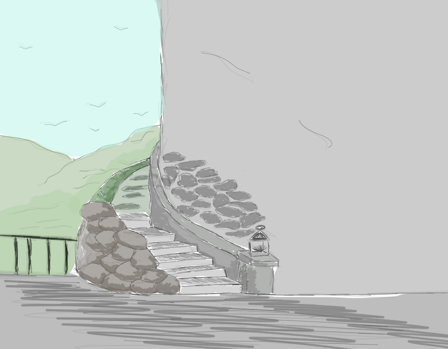Staircase shot concept