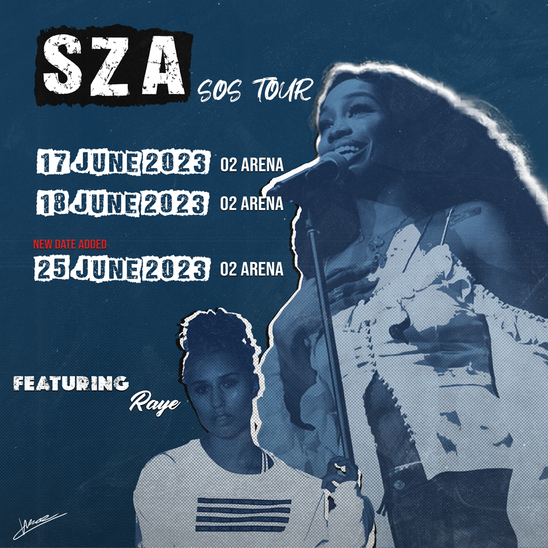 SZA - SOS Tour social media post