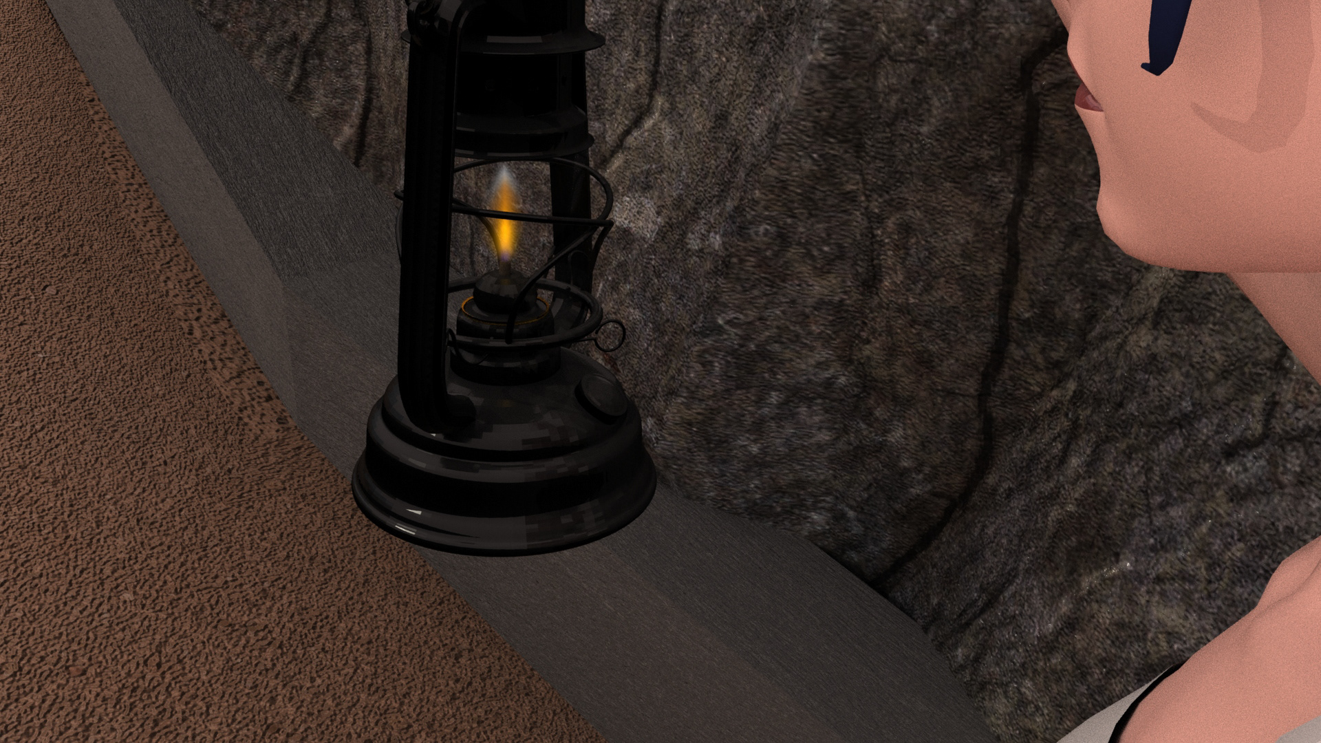 animating dynamic fluid to create a flame