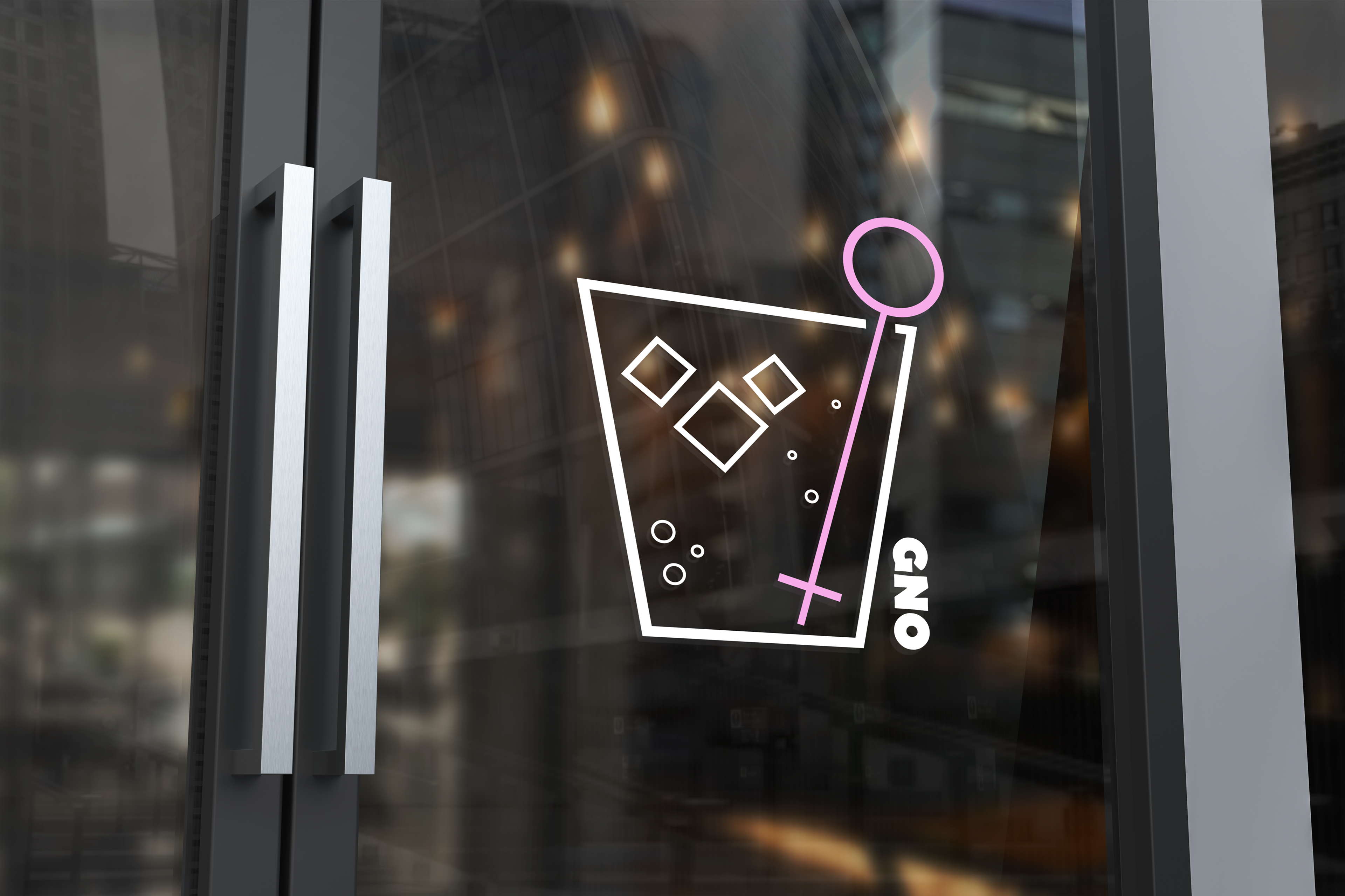 Brand logo sticker - would be placed on venue location