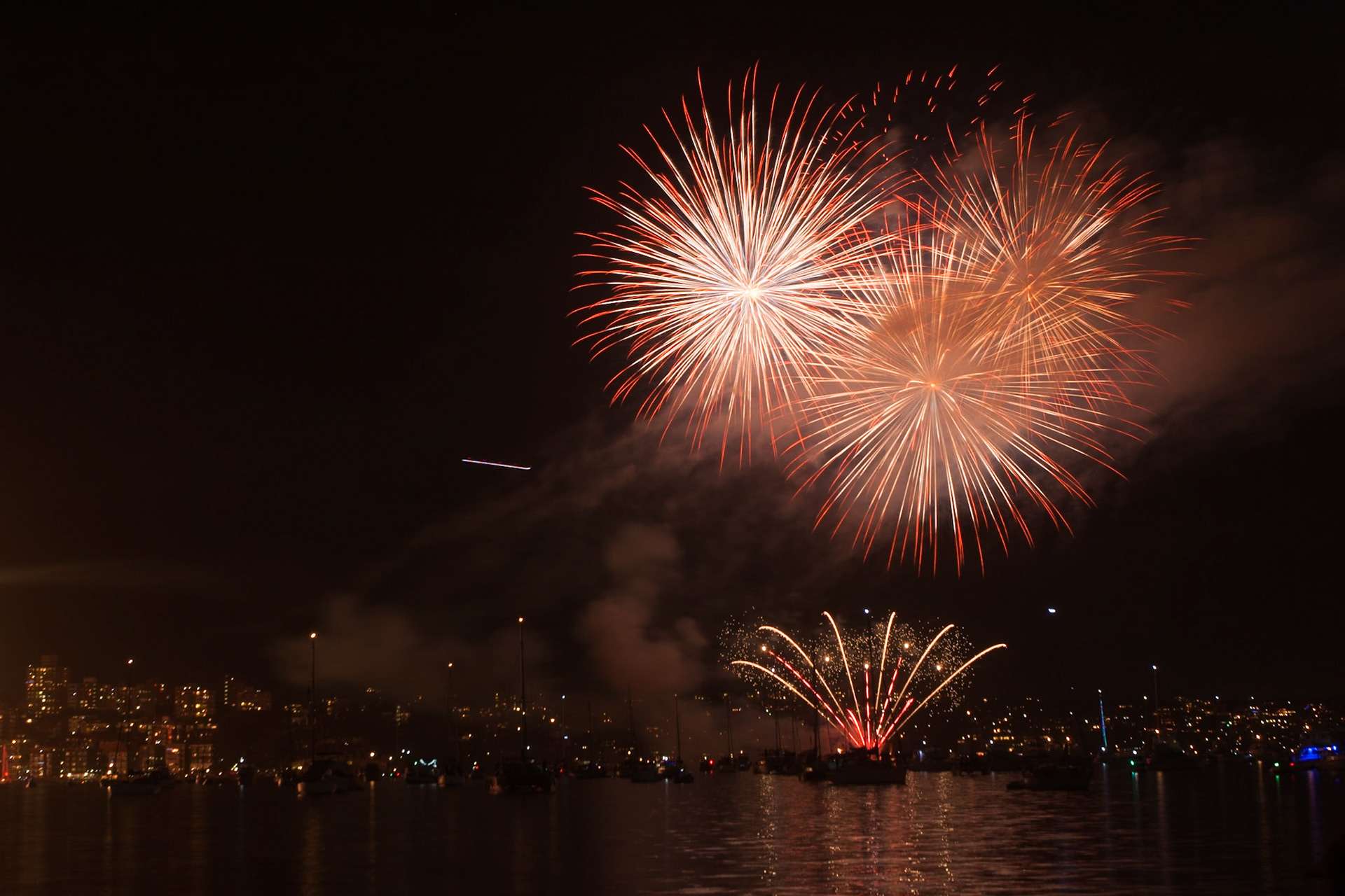 Fireworks, New Year's eve 2012, Sydney