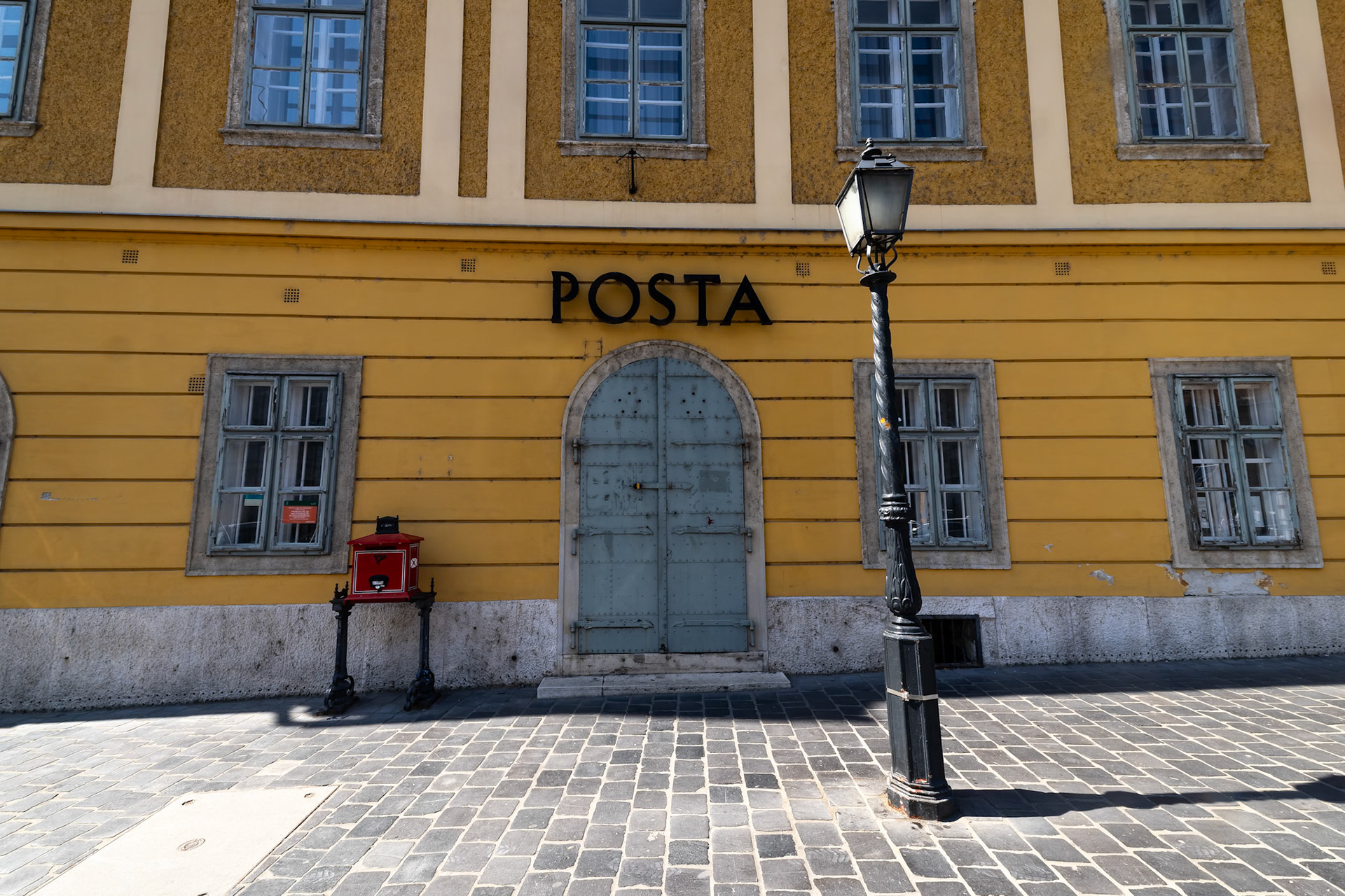 Post office, Old Buda, Castle Hill, Budapest, Hungary