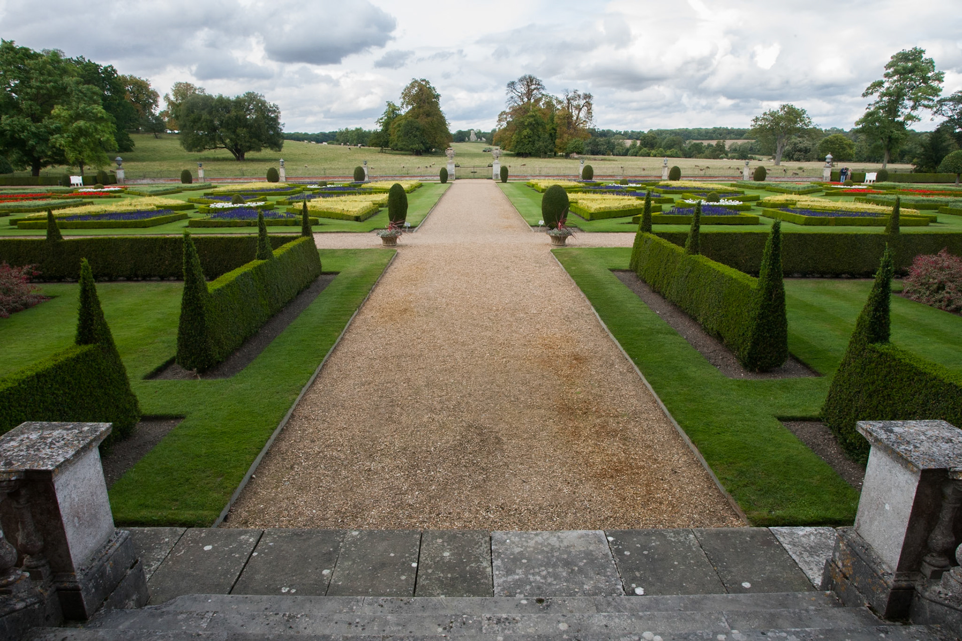 Formal gardens, Wimpole Hall, Cambridgeshire
