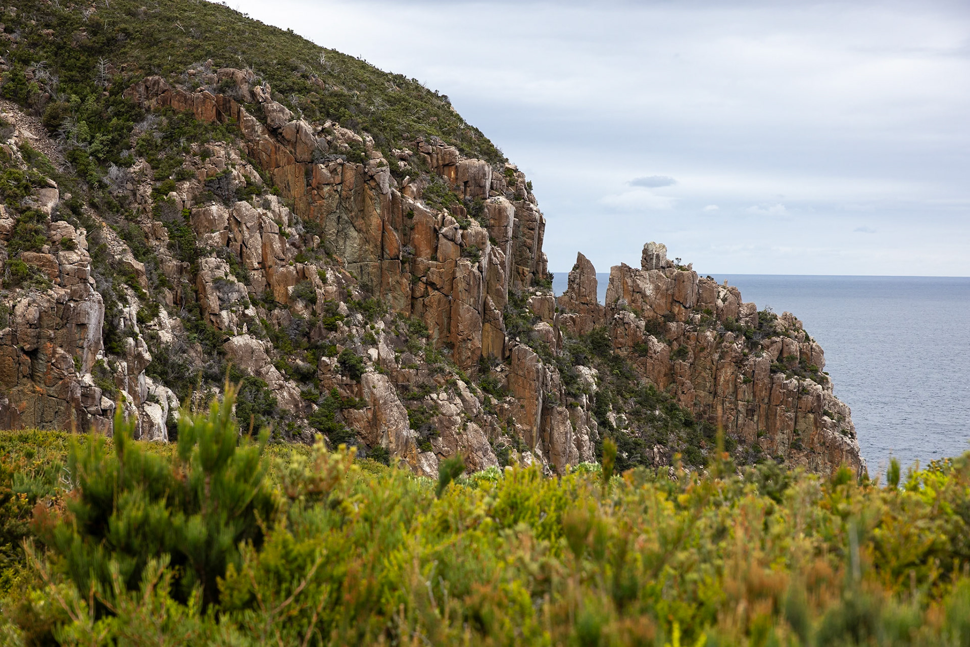 Three Capes Track, Cape Pillar Lodge to Cape Hauy and Fortescue Bay, Tasmania