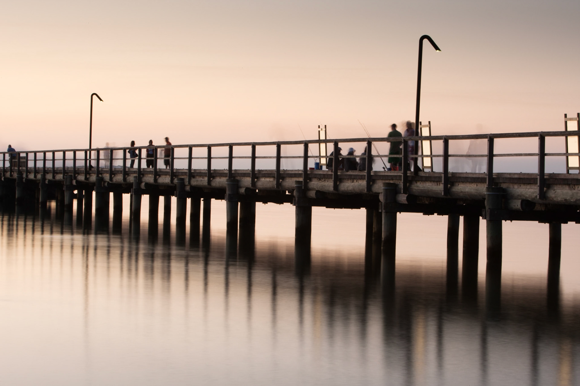 Pier at Kingfisher Bay, Fraser Island, Queensland