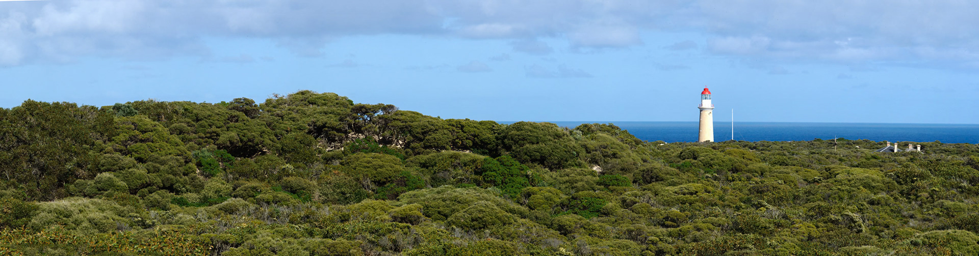 Lighouse at Cape de Coudiac in Flinders Chase National Park, Kangaroo Island, South Australia
