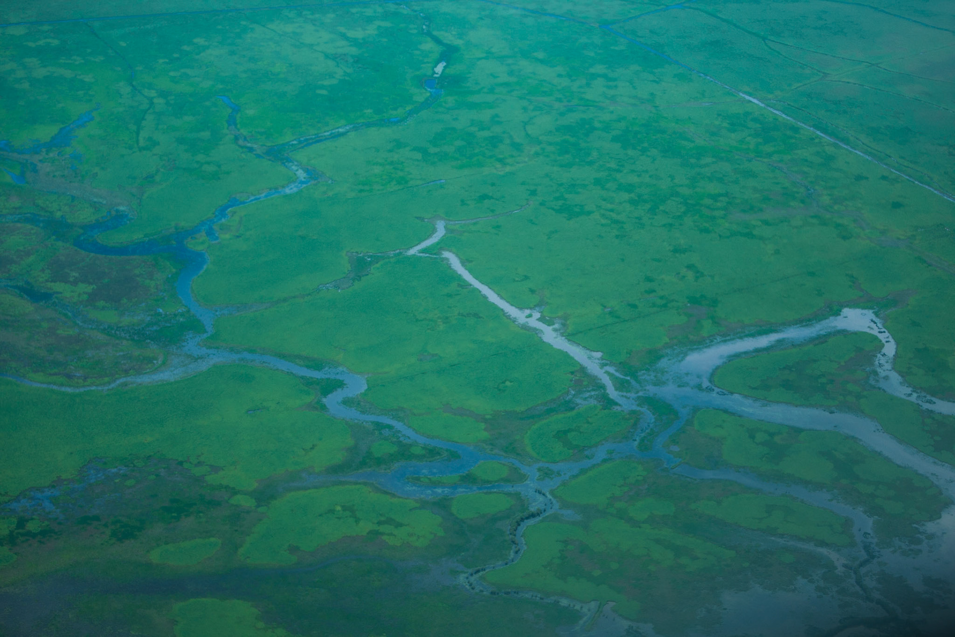 An aerial view of Arnhemland, flying from Mount Borradale to Darwin