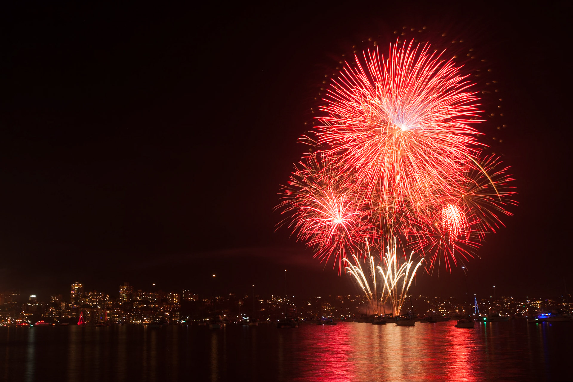 Fireworks, New Year's eve 2012, Sydney