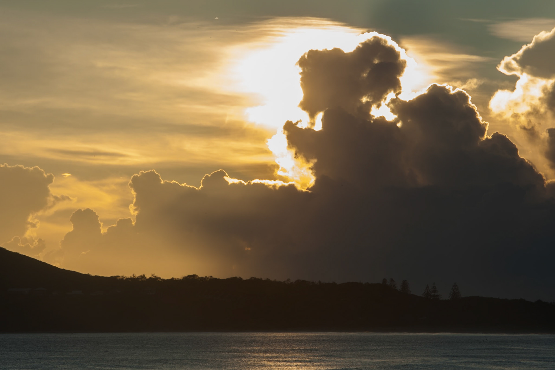 Clouds, Belongil beach, Byron Bay