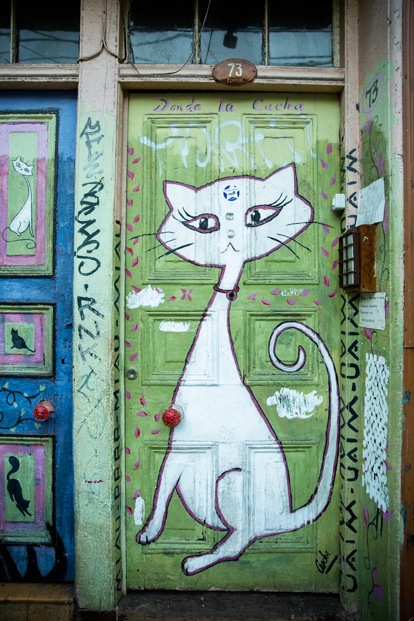 Street art, Valparaiso, Chile